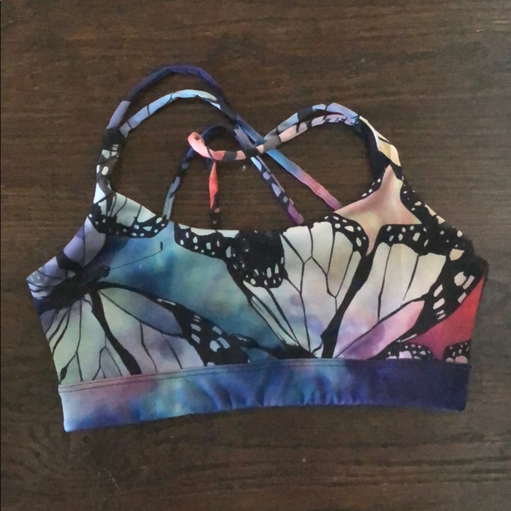 Werkshop butterfly sports bra